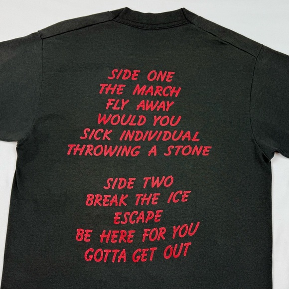 Vtg Heathen Child Band T-Shirt Sz Small 90s Metal Single Stitch Double Sided B3 - Picture 5 of 8